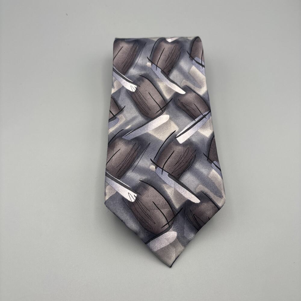 J Garcia Silk Necktie Modern Furniture Collection Thirty Four 34 Geometric Tie